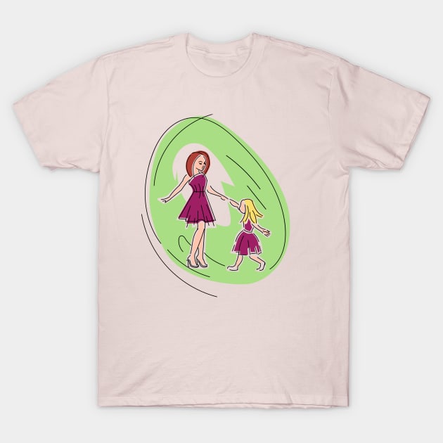 Mom dancing with daughter T-Shirt by holidaystore